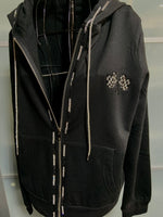 Checkered Flag Zip Hoodie Jacket..